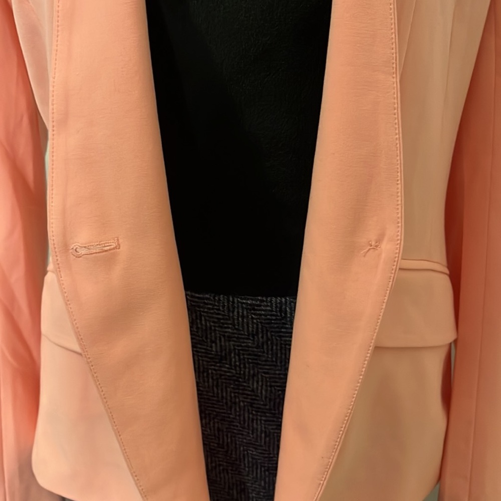 New York & Co Pink Shawl Lapel Collar Blazer sz 8 - Picture 8 of 12